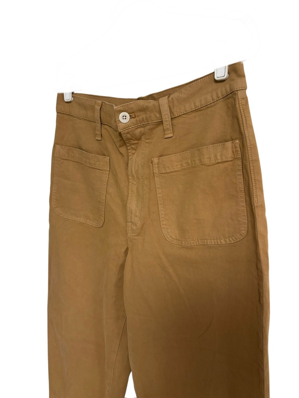 Madewell Emmett 2.0 wide leg crop balloon utility pants patch pockets khaki 30 - Picture 6 of 14